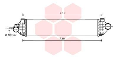 VAN WEZEL Интеркулер 18004473